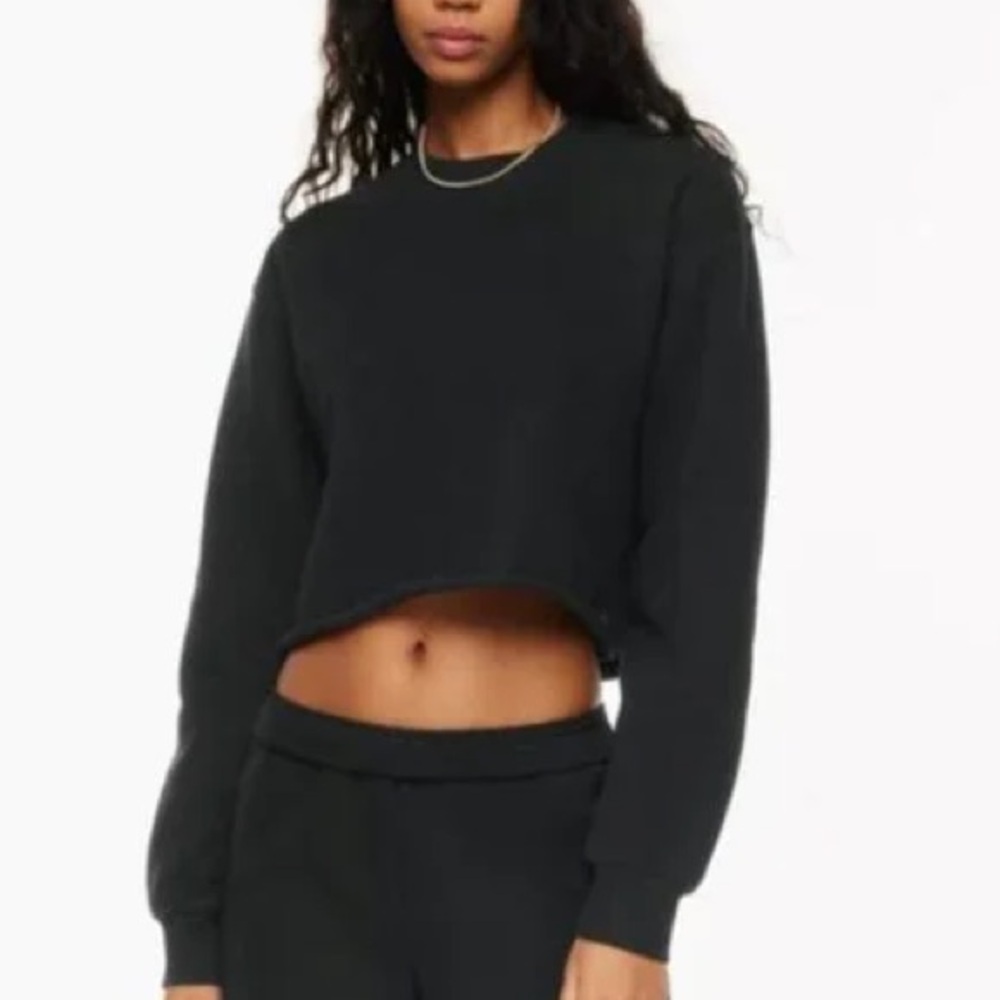 TNA Cozy Fleece Perfect Cropped Sweatshirt